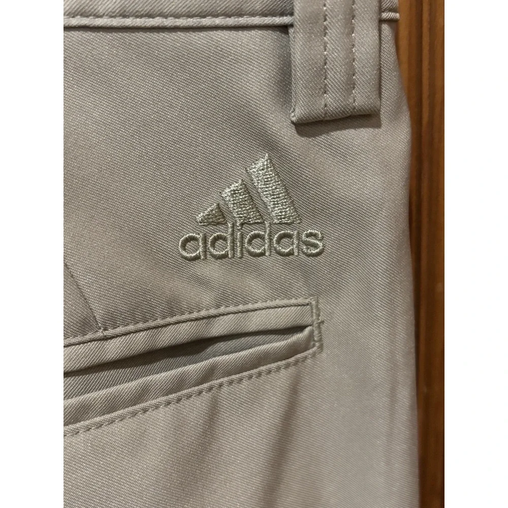 Adidas ClimaCool Stretch Golf Pants Mens 34x32 Khaki Beige Performance Outdoor